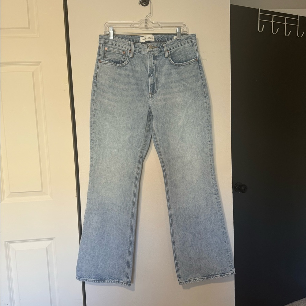 Denim Forum The Marianne Mid Loose Flare - NWOT